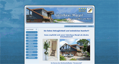 Desktop Screenshot of gaestehaus-margit.de